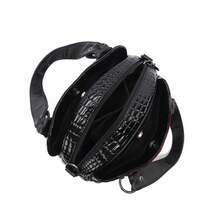 Bolso de mano de mujer con estampado de cocodrilo de lujo, bolso de hombro de gran capacidad y versátil de moda, bolso minimalista para ir al trabajo