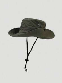 1pc Unisex Multi-Color Summer Outdoor Sun Hat, Breathable Sunscreen Bucket Hat, Western Cowboy Hat, Hiking Hat, Lightweight & Portable