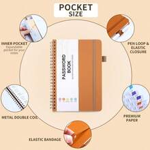 1 Compact Password Notebook, Minimalist Design With Advanced Address & Password Management Features, Quickly Access Website Logins, Ideal For Home, Office, Computer, Holidays, Back To School Gifts