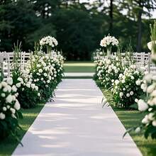 1pc Wedding Aisle Carpet, Holiday Decorative Carpet For New Year, Valentine's Day, Wedding, Christmas And Party, Disposable Aisle Carpet And White Carpet For Stage Performance. Our Products Are Suitable For Dancing, Performances, Grand Openings And Various Ceremonies. This Is A Disposable Aisle Carpet Available In White And Red Colors. Please Purchase Through The Provided Link.