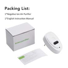 Hailicare Máy lọc không khí cắm điện tích hợp máy tạo ion âm, máy lọc không khí ion âm mini, máy tạo ion âm di động, máy lọc không khí hoạt động êm ái, máy làm thơm không khí ion, thích hợp khử mùi vật nuôi, mùi nhà bếp, bụi bẩn, khói. - Phích cắm loại C của EU (220-240V) - Xem 11