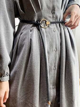 1 stycke elegant moderiktigt bandagebälte för kvinnor, högkvalitativt Y2K-gatan tunt casualbälte, retro modebälte, enkel design lämplig för dagliga affärer, resor, middagar casual, affärer, flickvän fru mamma mamma kvinnor present, vardagskläder, mode, tonåringar, utomhus, semester, sport, resor, gata, bohemisk,