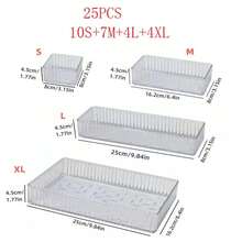 Großer Kapazität Acryl Make-up Aufbewahrungsbox, multifunktionale Beauty-Tool Präsentationsbox, mehrteiliges geteiltes Aufbewahrungsfach, Maniküre-Werkzeuge, Kosmetik-Aufbewahrungsbox, Schminktisch-Organizer, Schreibtisch- und Schrankspeicherbox, Badezimmer-Accessoires, Gesichts- und Schubladenorganizer, Mehrzweck-Organizer für Zuhause