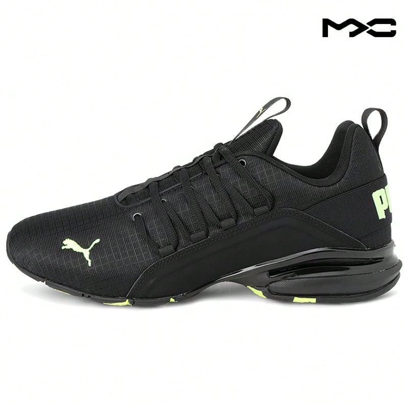 Axelion Rip Lightweight Cushioning Fabric Synthetic Leather Breathable Low-Top Casual Training Running Shoes Black Yellow Sneaker Men 192581-01 - Nhiều màu - Xem 1