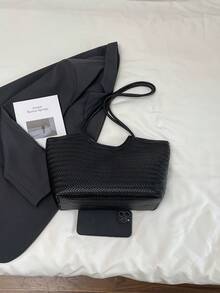 Borsa a spalla semplice di grande capacità per donne, novità 2025