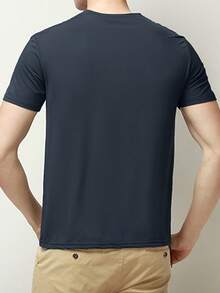 男士速干防晒探险T恤，UPF防晒，适合户外跑步和徒步旅行，情人节礼物