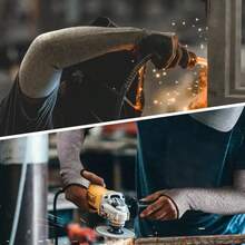 1. ANSI-Cut Resistant, Heat-Resistant Polyaramid Fiber Sleeve With 17.3-Inch Thumb Hole - Fire-Resistant Arm Guard For Welding, Yard Work, Kitchen Tasks, Pet Grooming, And Bite Protection. One Size Fits Most. Made From High-Performance Polyaramid Fiber.