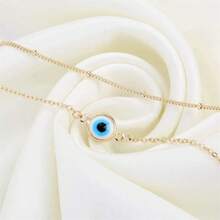 Hypoallergenic, Delicate Style, Golden Evil Eye & Turquoise Multi - Layer Bracelet, Daily Wear & Date Matching For Fall And Winter, Valentine's Day Gift, For Lover, Claim My Daily Gift, Local Warehouse, - vàng 3 chiếc - Xem 6