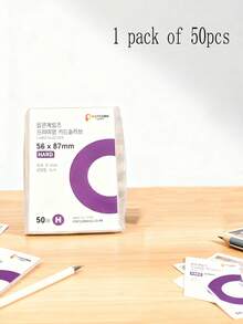 50 hojas/paquete, película de tarjeta CPP transparente de alta calidad de 3 pulgadas, cubierta protectora de tarjeta B8 reforzada