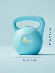 1 件健身哑铃壶铃女士健身家用男士哑铃训练臀部提升壶专业自填充设备健身器材，PE 材质，非常适合家庭健身房、深蹲和减肥锻炼（2 公斤 4 公斤 6 公斤 8 公斤）