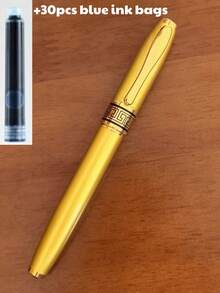 [Custom] Provide 1pc High Quality Custom, High-Quality Heavy Metal Feel, 0.5 Tip Steel Pen, With 1pc Gift Box Pocket Clip - Smooth Writing, Refillable Medium Nib, Comes With 2pcs Refills, Elegant Gift Box, Personalized Business Gift - Unique, Thoughtful Pen Gift Set For Coworkers, Friends, Family, Christmas, Back To School, Graduation, Father's Day, Thanksgiving, Valentine's Day, Mother's Day, Teacher's Day - Multicolor - View 85