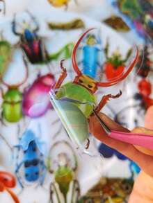 40sheets/Pack Cute Colorful Birds And Insect Notebook Decorative Stickers Decorative Stickers For Scrapbooking Label Diary Stationery Album Telephone Journal Planner