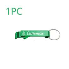 1/10 piezas Abrebotellas personalizado con llavero, personalizable con nombre/logotipo/texto, con temática navideña a granel para recuerdos de fiesta, regalos corporativos, decoraciones de boda y Año Nuevo, de acero inoxidable duradero y fácil de limpiar - Adecuado para eventos promocionales, fiestas navideñas y recuerdos para invitados