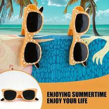 1 buc/2 buc cleme rezistente la vânt pentru prosop de plajă, pentru scaune de plajă, accesorii pentru terasă și piscină, ochelari de desene animate, pahare de cocktail, cleme de prosop, cleme decorative amuzante pentru casă (stil drăguț), cleme pentru prosop, cleme pentru scaune de plajă pentru prosoape