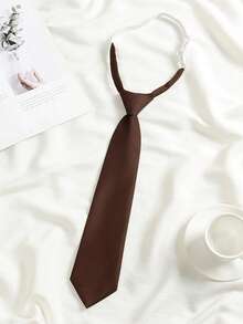 1pc Women's Classic School Uniform Adjustable Neck Tie, For Festival Party Performance Accessories Women - Multicolor a - View 30