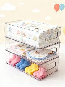 Stapelbare transparente Kunststoff-Aufbewahrungsboxen - multifunktionale platzsparende Behälter, geeignet für Küche, Bad, Schlafzimmer, Wohnzimmer und Büro, ideal für Heimorganisation und offene Aufbewahrungslösungen.