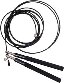 Cuerda para Saltar Tipo Negra |   de Aluminio con Recubierto de PVC |   Velocidad Ajustable para Boxeo, Cardio, HIIT, Fitness - Blanco - Ver 1