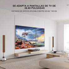 Soporte Fijo Para Pantalla Tv De Pared Tv/monitor De 26 A 63pulgada - Negro - Ver 6