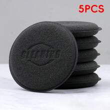 10pcs/5pcs Polishing Sponge Wax Applicator Pads, Foam Wax Pads For Car Polishing Machine Cleaning, Car Detailing Accessories
