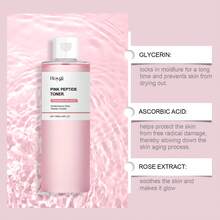 Hoygi Rose Double-Layer Textured Pore-Tightening & Essence Toner 100ml – A Hydrating, Soothing And Moisturizing Facial Care Liquid For Deep Nourishing And Brightening. Provides Glowing, Non-Irritating Skincare Suitable For All Skin Types, Ideal For Wet Compress, Pre-Makeup Use At Home Or Travel. - Hồng - Xem 5