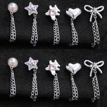 2 件可调节磁性裤夹和袖口夹，适用于薄型衣物，可拆卸下摆夹，适用于裤子和 T 恤，强力磁性夹扣 - 彩色 - 查看 11