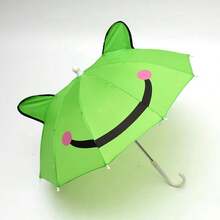 1 szt. losowy wzór, miniaturowy, uroczy parasol z uszami zwierząt, średnica 50 cm, dziecięcy parasol zabawkowy, parasol rekwizytowy, parasol dekoracyjny do fotografii