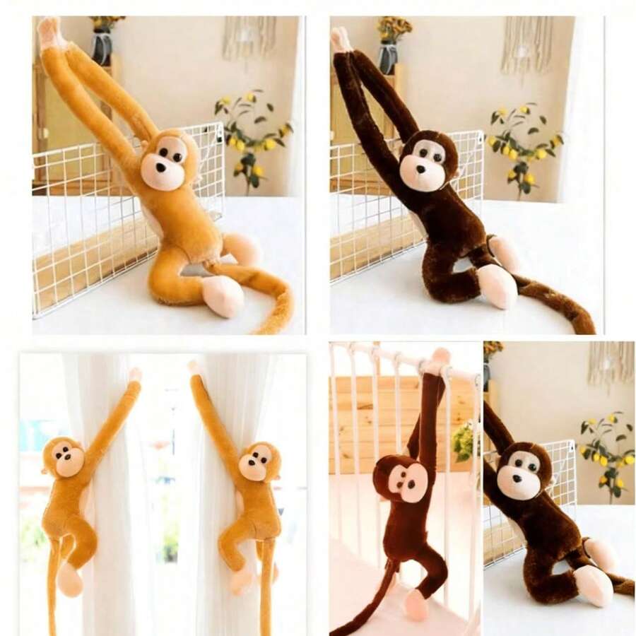Spetebo Weihnachtself Mit Kletthänden – 2er Set, Je 40 Cm, Plüsch, Rot/weiß
