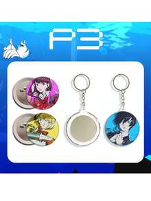 Persona 3 Series Badge "" Accessory Charm, Decoration For Backpack