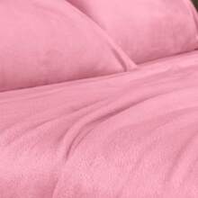 ESQUIMAL Juego de Sábanas Cálidas para el Invierno, Ultra Suaves, Cubre Colchones de hasta 40 cms de Alto (Varadero (Café), King Size) UGUQ - Cereza (Rosa) - Ver 7