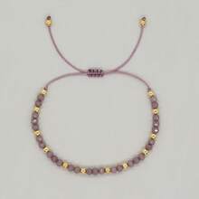 1 pieza/Bohemio/Nuevo Chino/Pulsera con cuentas de cristal y doradas, Pulsera de la suerte/Representa dinero y prosperidad, Adecuado tanto para hombres como para mujeres, Apropiado para diversas ocasiones, Regalo para amigos y familiares