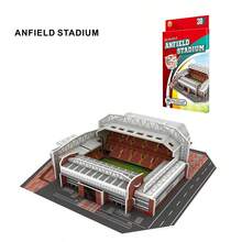 1pc 3D Paper Stadium Puzzle Model For Passionate And Loyal Football Fans To Fight With Your Home Team, Back To School Season, Suitable For Boys/Girls Birthday Gift, Holiday Gift, Christmas Gift, Gift - Multicolor - View 17