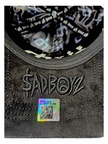 Gorra Barbas Hats B Star Gold Rose Original Negro Ajustable Liso - Negro - Ver 3