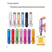 1PC 5ml Refillable Perfume Bottle, Portable Mini Spray Bottle For Travel And Outing, Living Room Home Bedroom Bathroom House Decor, Travel Stuff, Wedding, Party, Birthday, Gifts For Men Mom Dad Friends, New Years, Accessories, Funny Gift Home Bathroom Decor Fall Decor Back To School - Nhiều màu - Xem 1