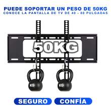 Soporte Tv 65 Pulgadas Soporte Pantalla 40 Base Para Tele 80 - Negro - Ver 6