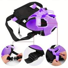 1pc Pet Dog Backpack, Breathable For All Seasons, Pet Cat Chest Bag, Outdoor Portable Backpack, Comfortable Pet Carrier Backpack, Suitable For Small Dogs & Cats - Leg-Out Style Travel Bag, Front Handle, Hands-Free - Multicolor - View 10