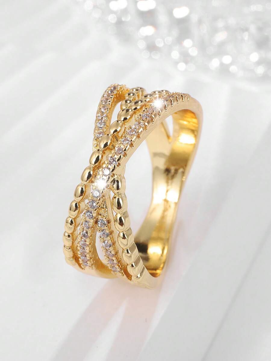 1pc Fashionable Möbius Ring For Women's Daily Wear