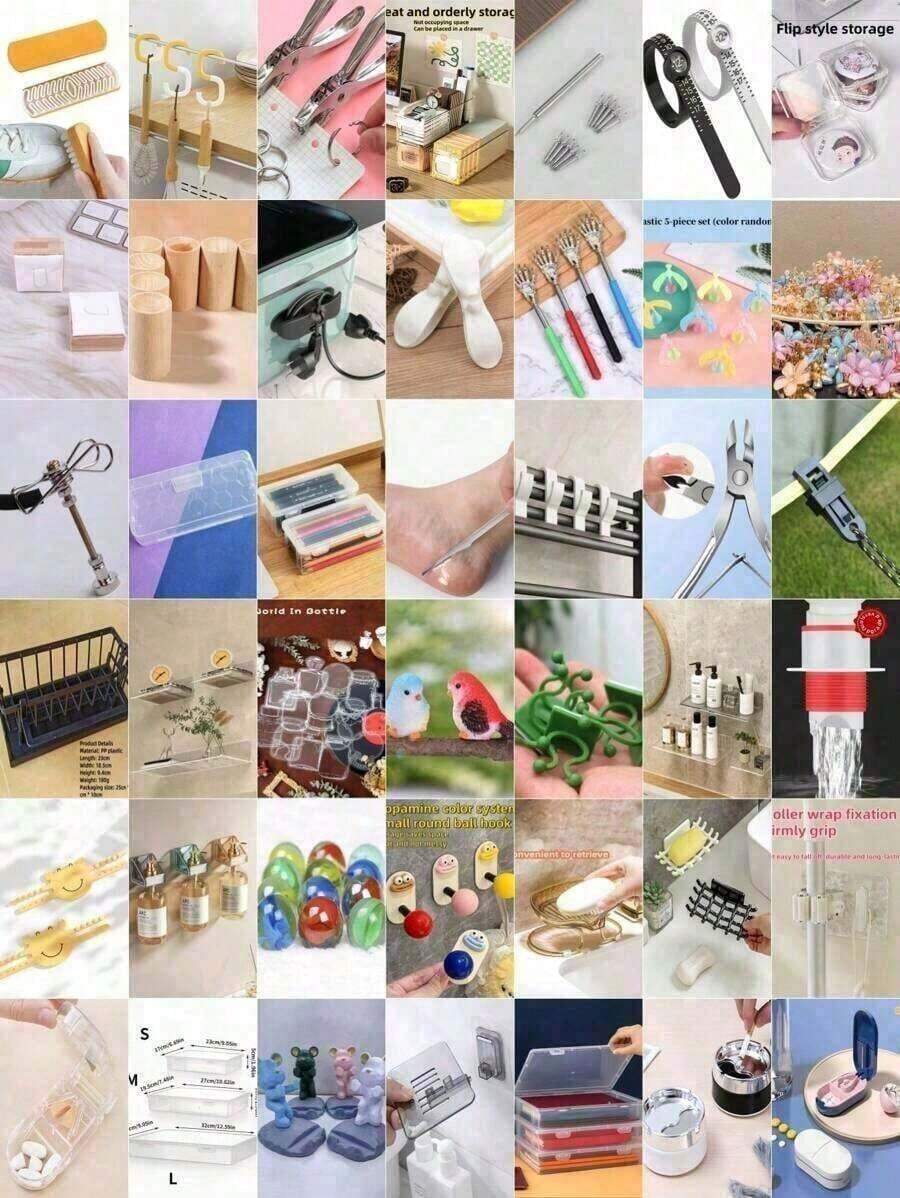 Dandan % Surprise Mystery - Randomly Included From Hundreds Of Daily Necessities Items, Multiple Sizes Options, Durable Plastic Household Goods, Non-Everyday Essentials, Modern Design With Mystery - Home Fun, Daily Life