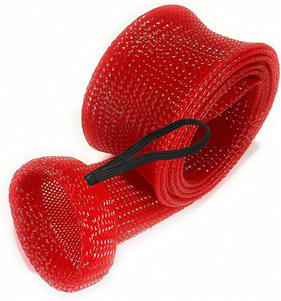 Funda de caña Reaction Tackle/Funda de caña/Calcetín de caña (2-Pack)/Extremo plano o puntiagudo/Cañas de spinning o casting - rojo - Ver 1