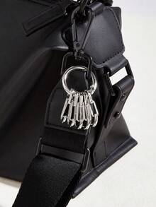 1 pieza Mini Mosquetón de Aleación con Clip de Resorte Micro, Adecuado para Mochilas, Llaves, Llaveros - 5 piezas de Llaveros Incluidos, Llavero Ligero, Mosquetón Multiusos Pequeño, Utilizable en Interiores y Exteriores. Los Usos en Interiores Incluyen Colgar Herramientas Eléctricas, Equipo de Camping, Herramientas y Suministros Automotrices. También Adecuado para Colgar Luces, Plantas en Macetas, Herramientas y Cajas de Almacenamiento del Garaje. Un Regalo Ideal para Novios, Esposos y Padres. Cordones para Bolsos con Soporte para Identificación Accesorios para Automóviles Adornos para Bolsos Navidad