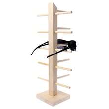 Wooden Sunglasses Display Rack, Disassemblable Eyeglasses Holder Stand, Wooden Sunglasses Display Prop - Multicolor - View 4