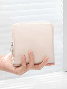Sanitary Pad Organizer, Data Cable Pouch, Miscellaneous Storage Bag, Organizer Pouch Available In Multiple Colors, Waterproof Fabric, High Cost-Performance Ratio, Multifunctional Menstrual Cup Storage Bag, Portable Menstrual Pad Organizer, Tampon Case, Storage Pouch, Cushioning Bag, Period Tool Kit, Suitable For Women, Teens, And Girls' School Supplies, Bohemian Style. - Multicolor - View 7