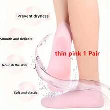 Mască exfoliantă din silicon pentru mâini și picioare, mâneci exfoliante reutilizabile, hidratantă, îngrijire a pielii sensibile, îngrijire a mâinilor, cadou, instrumente de îngrijire, mănuși moi din silicon, repară pielea uscată, mărime universală, excelentă pentru familie, mănuși hidratante, cadou pentru mama, Crăciun, accesorii de călătorie