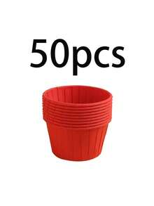 50 pièces Caissettes à Cupcakes, Variété de Styles, Résistantes à l'Huile et à la Chaleur, Conviennent pour les Fêtes d'Anniversaire, de Mariage et de Vacances, Essentiels de Cuisine