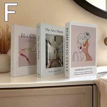 3pcs Modern Decorative Faux Books, Minimalist Folding Decorative Book Models, Suitable For Cafe, Hotel, Study Decor, Nordic Style (Non-Functional)