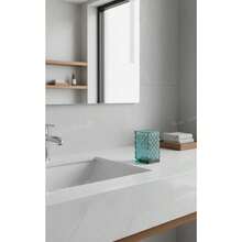 Set de baño con diseño panal 5 piezas multifuncional organización duradera limpieza baño familias - Morandi Azul 2 - Ver 5