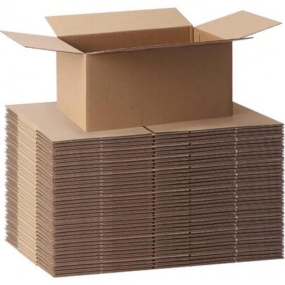 Local Delivery- 40 Packs Shipping Boxes 8x6x4, Cardboard Boxes For Small Business, Corrugated Mailing Box Bulk For Packaging