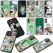 Cover Compatible With Apple  15 14 16 Plus 13 11 12 Pro Max X XR 6 + ProMax 16E TPU Phone Case Anime Dr Stone Ishigami Senkuu Compatible With  17 Case,  17 Pro Case,  17 Pro Max Case
