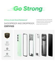 Realme 14X 5G 新品 2025 智能手机 大内存 5000mAh 长续航 120Hz 流畅显示屏 50MP AI 摄像头 IP64 防水 军用级保护 水晶 6+128GB/8+256GB 绿/黑 - 綠色 - 查看 8