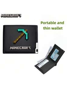 1pc Minecraft New Boy Wallet Junior High School Children's Adult Mc Peripheral Zipper Change Card Package PU Leather Cartoon Character Zipper Business Card Package Ladies Boy's Wallet Coin Wallet Credit Card Card Holder Boy's Wallet Ladies' Wallet Boy's Gift Wallet Mini Wallet Wallet Card Wallet.