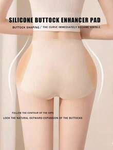 Women's Silicone Self-Adhesive Hip Pads, Buttock Pads, Calf Pads, Invisible Seamless Body Shaper, Hip Enhancer, Thigh Shaper, Silicone Shoulder Pads, Self-Adhesive Seamless Fake Hips, Naturally Improve Concave Areas, Create Perfect Curves, Washable, Non-Slip, Reusable, Suitable For Dresses, Backless Outfits, Yoga Wear, Tight Clothing, Jeans - Multicolor - View 7